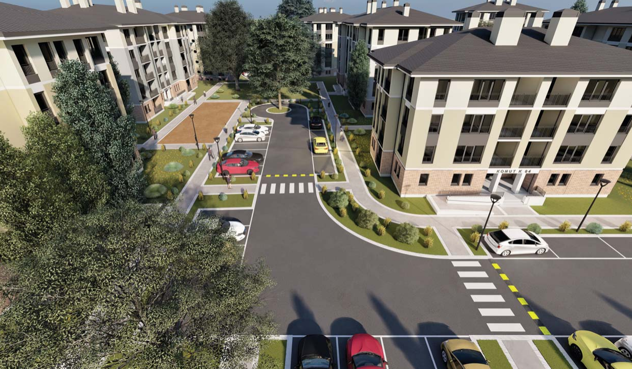 Sincan 668 konut projesi hava görseli